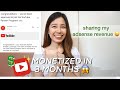 how I got monetized FAST in 3 months + tips on starting a channel in 2021