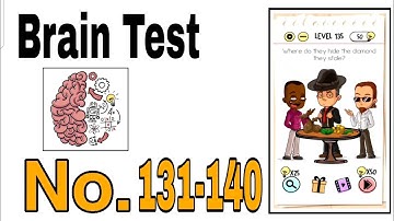 Brain Test Level 131 - 140 Walkthrough Solution / The Games