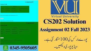 cs202 assignment 2 solution 2024 | cs202 assignment no 2 solution 2023 | cs202 assignment 2 2023