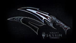 Daedric dagger (Morrowind Style) mod for Skyrim