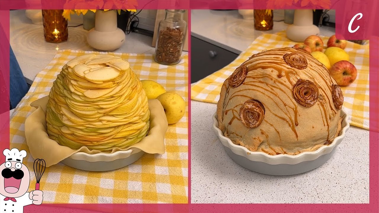 The Ultimate Towering Apple Pie Recipe - A Slice of Heaven! - YouTube