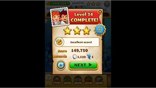 Jewel Mania level 34 ⭐️⭐️⭐️