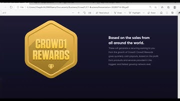 My summary of the Crowd1 Business opportunity