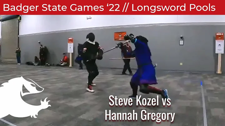 Steve Kozel vs Hannah Gregory - Badger State Games...