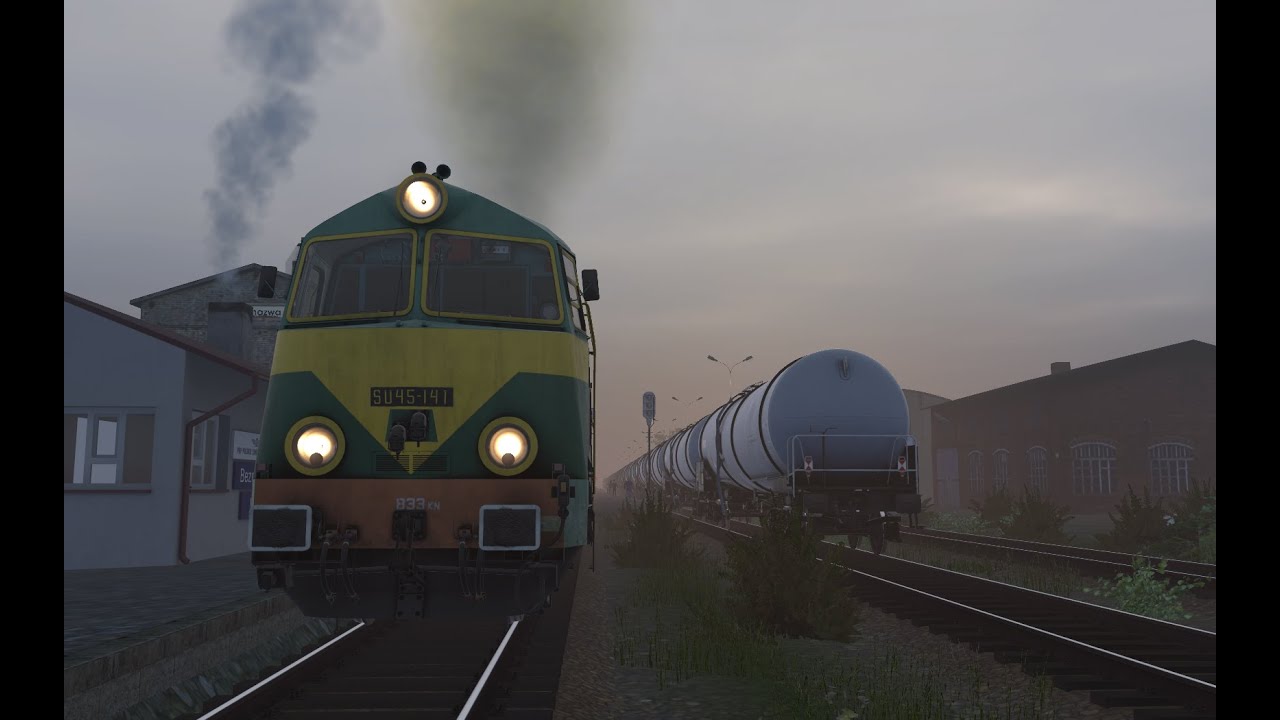 TD2. SU45 z poc. pospiesznym relacji Beznazwa - Czerwieńsk - Tarkowice - Żory - Dobrzyniec