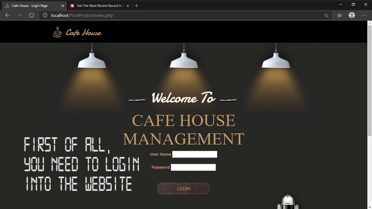 Web Programming Project Demo Video - YouTube