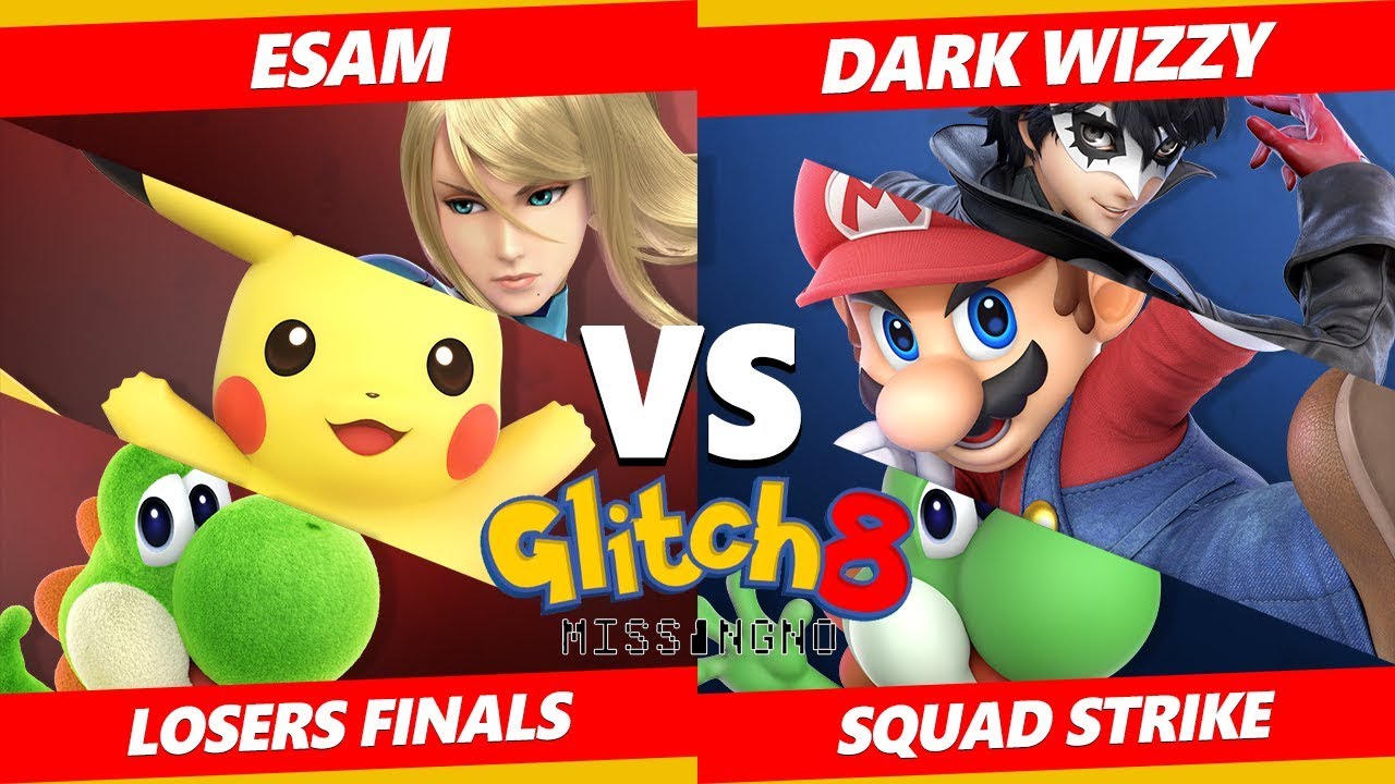 Glitch 8 SSBU - PG | ESAM Vs. MVG I Dark Wizzy - Smash Ultimate Squad Strike Losers Finals