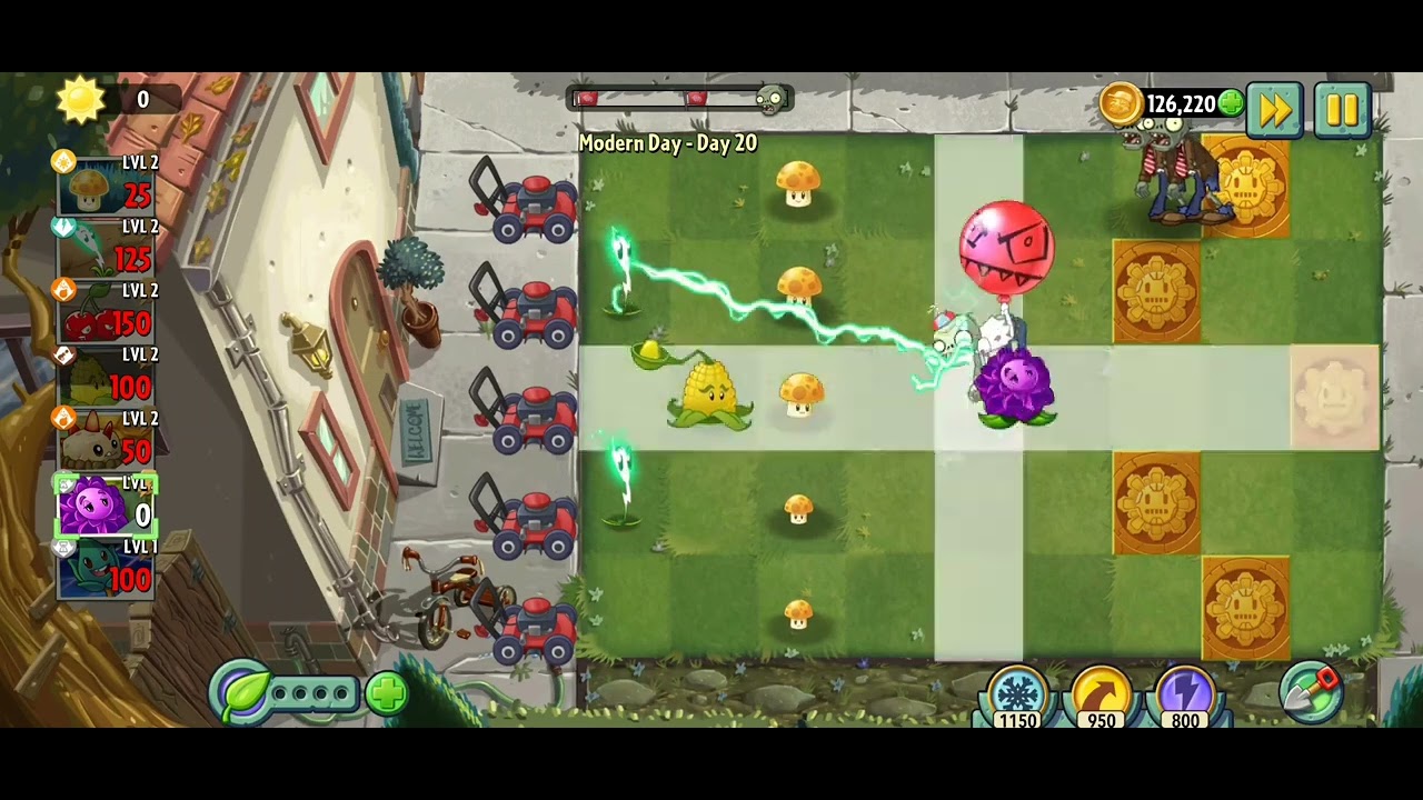 Plants vs zombies 2 - Modern Day - Day 20 - YouTube