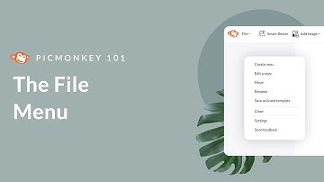 PicMonkey 101 | The File Menu