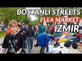 Izmir Turkey: Market &amp; Streets in BOSTANLI, May 2023 Walking Tour 4K 60fps