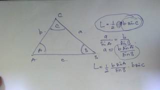 Tutorial trigonometri menghitung luas segitiga (2) - matematika sma