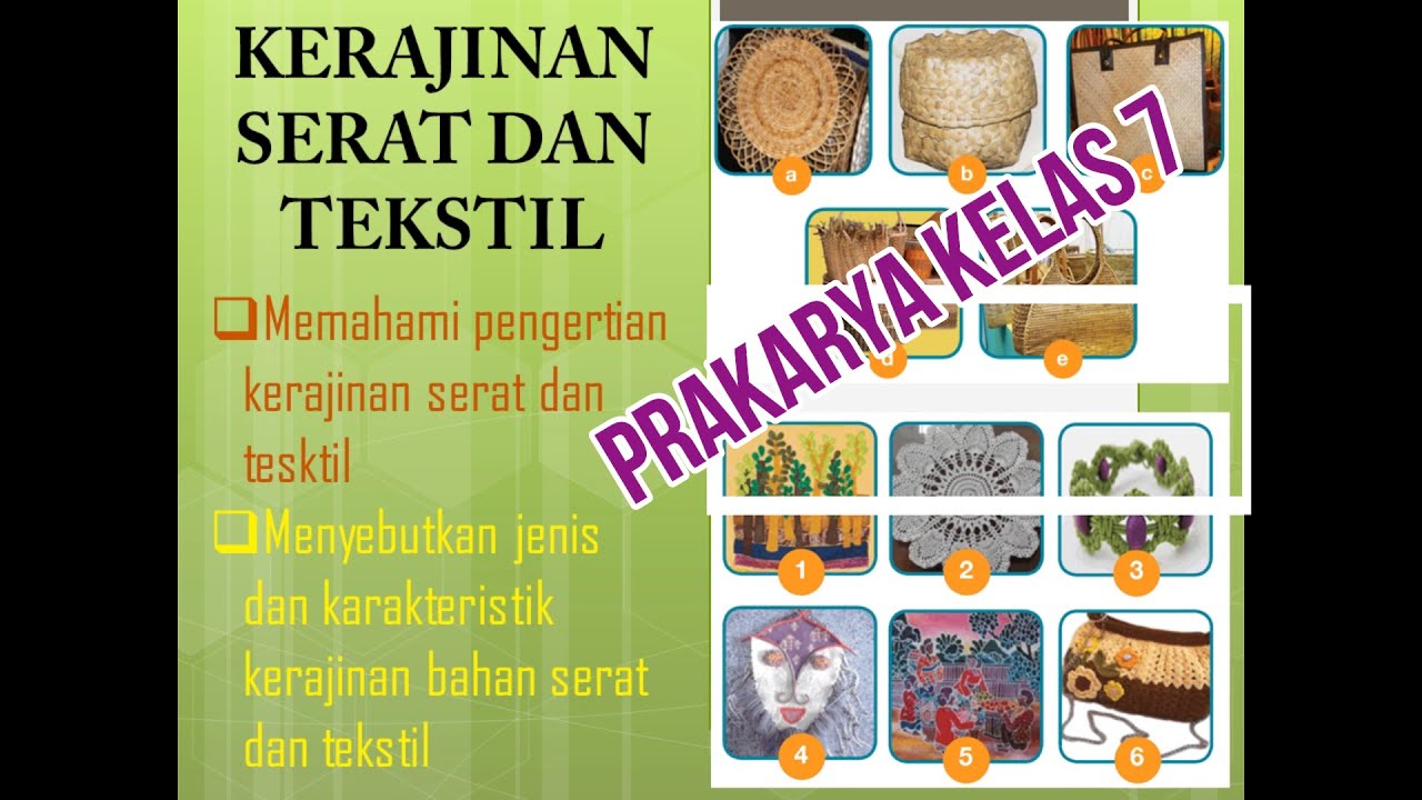 Konsep BAB 2 Kerajinan  Tekstil