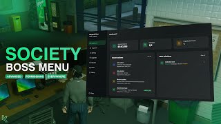FiveM Society Boss Menu [ESX & QBCore & STANDALONE] - k0sseK Scripts
