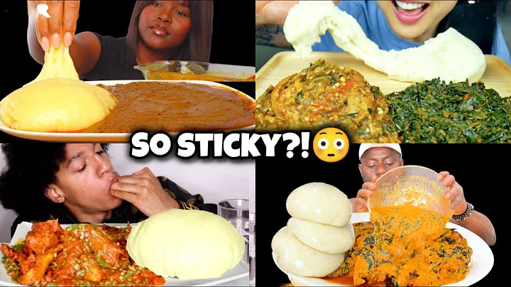 What’s So Special About FUFU? 👀🍲 | Nigerian Soup & FUFU MUKBANG 🇳🇬🤯 | Sticky, Soft & Delicious ASMR