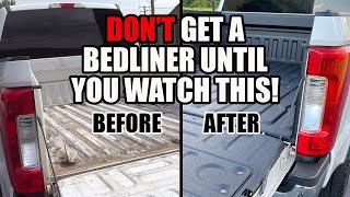 We restore a pick up truck bed with LineX