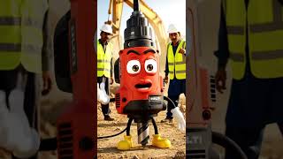 Hilti Ka Gussa 😂 Safety Pe No Compromise!#HiltiMachine #ConstructionSite #SafetyFirst #FunnyUrdu