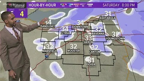 6 p.m. weather forecast for Feb. 1, 2019
