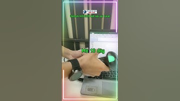 Máy quét mã vạch 2D không dây Unitech MS822B kết nối với Excel #shorts