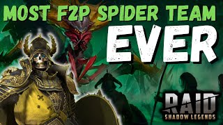 🚨 Spider Can't Get EASIER Than THIS ! 🚨 F2P Spider 20 Team Guide | RAID SHADOW LEGENDS