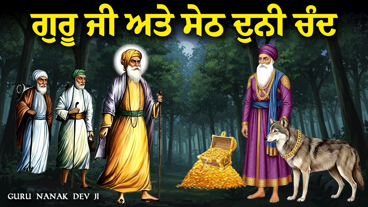 ਸਾਖੀ ਸੇਠ ਦੁਨੀ ਚੰਦ ਅਤੇ ਬਘਿਆੜ ਦੀ | Guru Nanak Dev Ji Sakhi | Remix Katha | United Khalsa