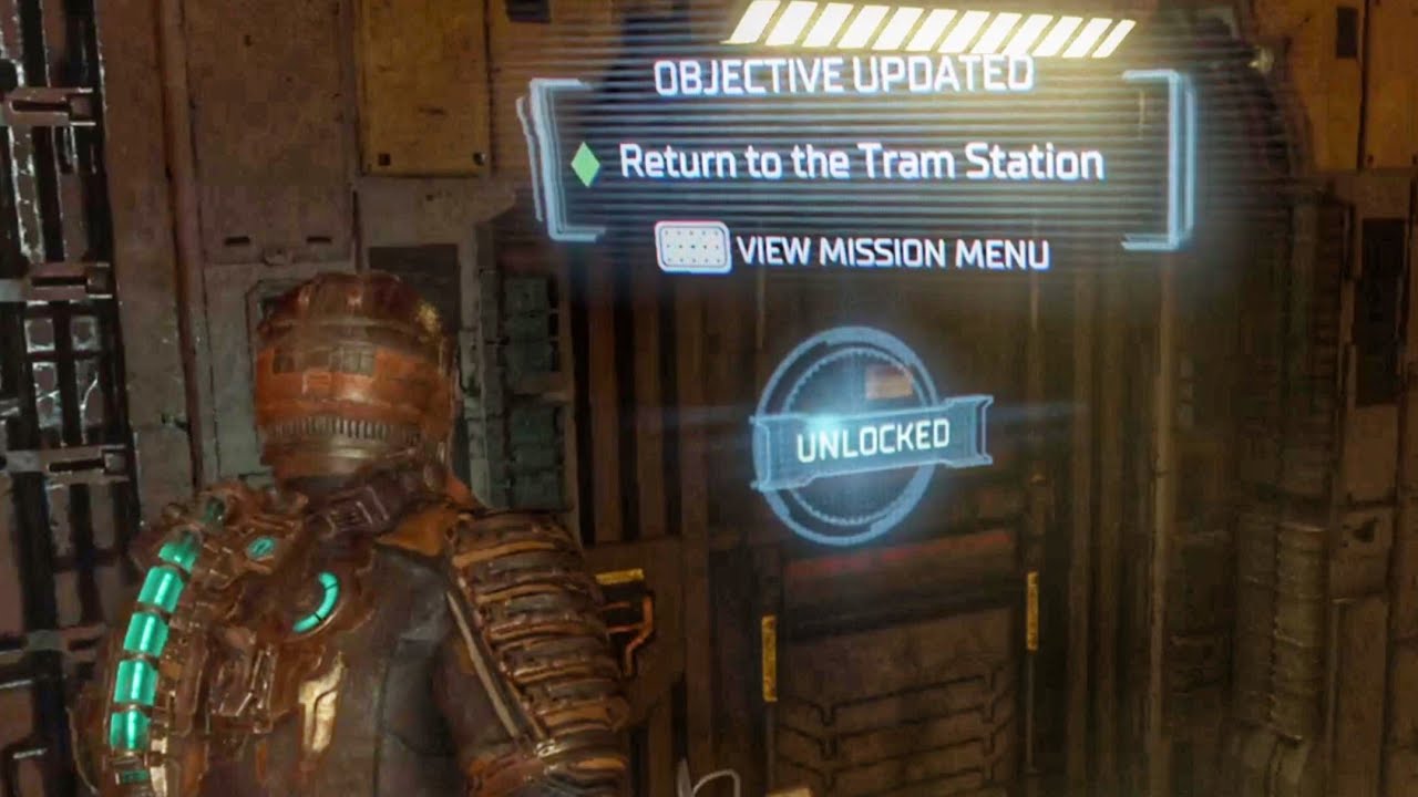 Dead Space Remake | Return to the tram station | Puzzle | Manual Gate Open |  Chapter 7 Gameplay