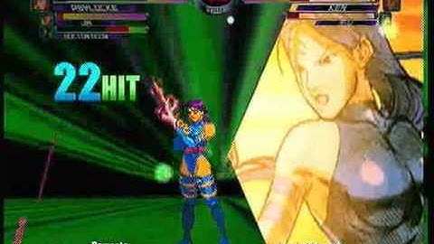 MvC2: Doom/Psylocke/Jin 90% combo