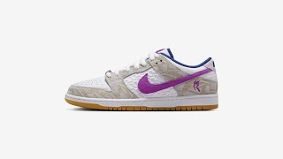 Rayssa Leal x NIKE SB Dunk Low 'Pure Platinum and Vivid Purple'