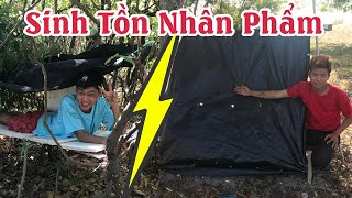 Cắm Trại Sinh Tồn Theo Nhân Phẩm | Phần 1 Tự Tìm Kiếm Dụng Cụ Để Săn Bắt Và Dựng Lều