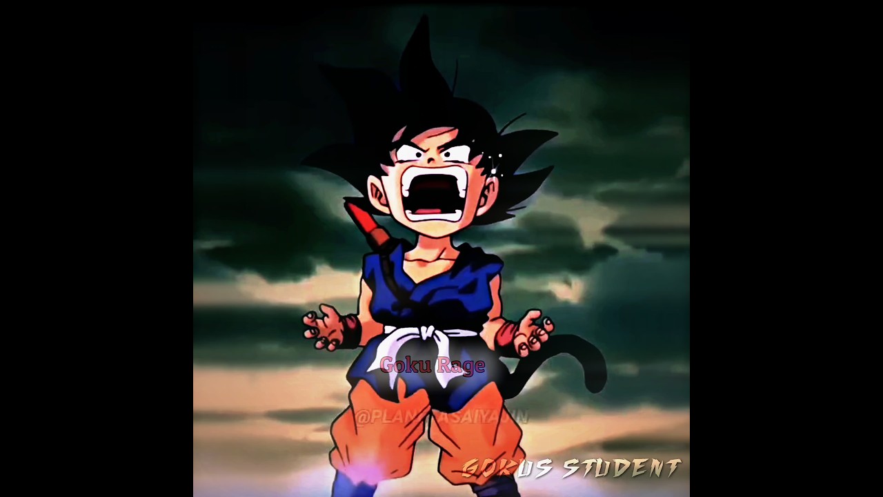 ⚡⚡Goku cryies after his grandfather's gone ⚡✨