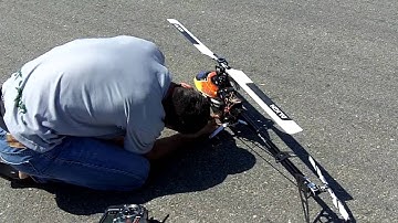 Trex 550e V2 3GX Maiden Flight