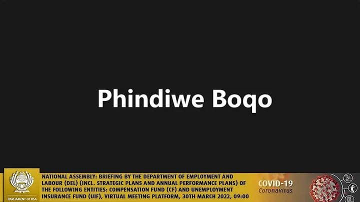 Portfolio Committee on Employment and Labour, 30th March 2022