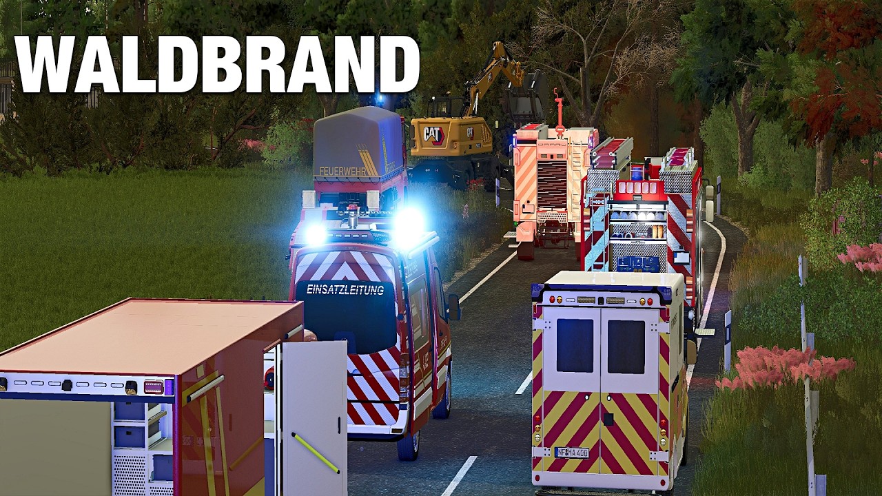 🔥Waldbrand! Feuerwehr Technik im Einsatz 🚒 | LS25 Feuerwehr