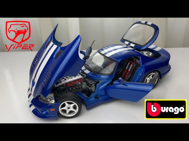 1:18 Dodge Viper GTS Coupe - Bburago - YouTube