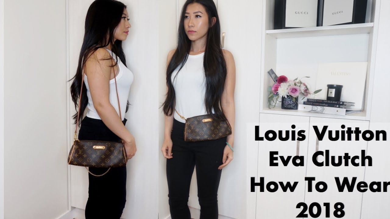 Louis Vuitton Eva Clutch DIFFERENT WAYS TO WEAR 