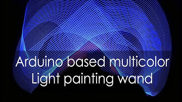 Web controlled Pixel stick using Arduino ( Color change via smartphone )