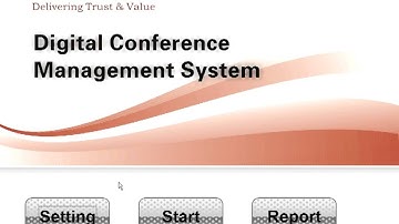 Software Demo【GONSIN Conference Management Software V5.0】