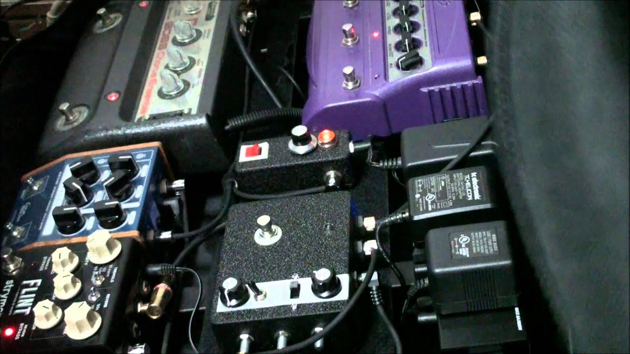 自作 DIY guitar effects pedal Red hot chili peppers Throw Away Your