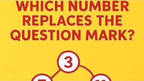🔢 Which Number Replaces the Question Mark? 🧠 | Fun Math Puzzle Challenge