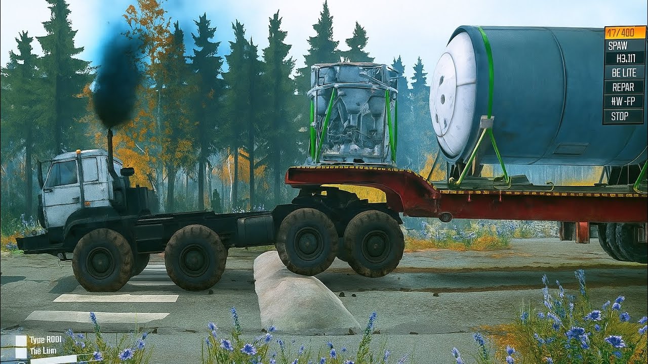 MUD-RUNNER _ DUMP TRUCK MOD-4K GRAPHIC 