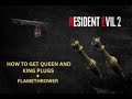 RESIDENT EVIL 2 REMAKE - How to get Queen and King Plugs + Flamethrower Walkthrough