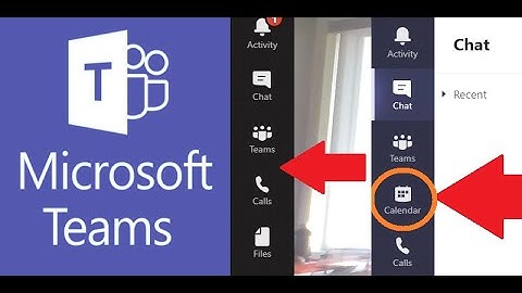 Microsoft Teams Calendar icon is missing from the menu
