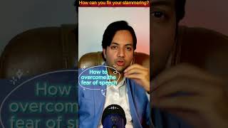 How can you fix your stammering? checkout this video.