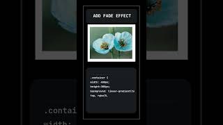 CSS Image Fade Effect