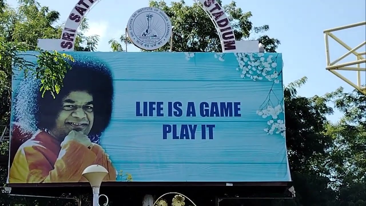 Innathe kazhcha Hill view stadium Puttaparthi