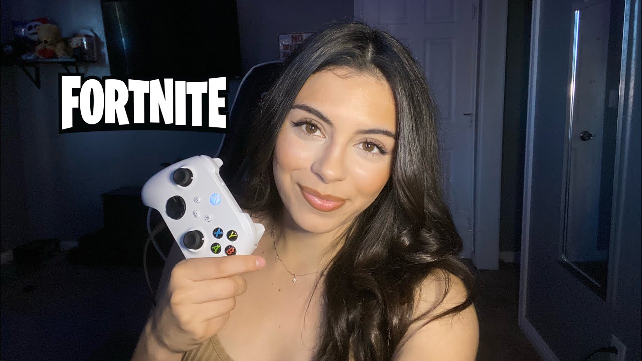 Fortnite Asmr| Relaxing and clicky OG fornite gameplay(gum chewing & control sounds)