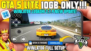 GTA 5 LITE 10GB WINLATOR LUDASHI 2.7.4 NEW UPDATE | PERFORMANCE DOUBLE GAMEPLAY IN LOW END DEVICE🔥. screenshot 1
