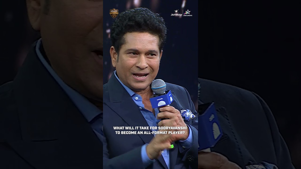 Sachin Tendulkar's advice to Vaibhav Sooryavanshi | #CricinfoHonours