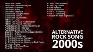 ALTERNATIVE ROCK SONG 2000s | LAGU ROCK BARAT TERBAIK TAHUN 2000an