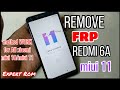 Xiaomi Redmi 6A Miui 11 Bypass FRP | Remove Google Account | Work all redmi miui 10/miui 11