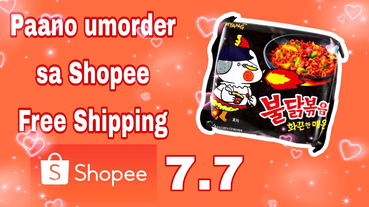 HOW TO ORDER IN SHOPEE Shopee 7.7 Free Shipping Fiesta YouTube
